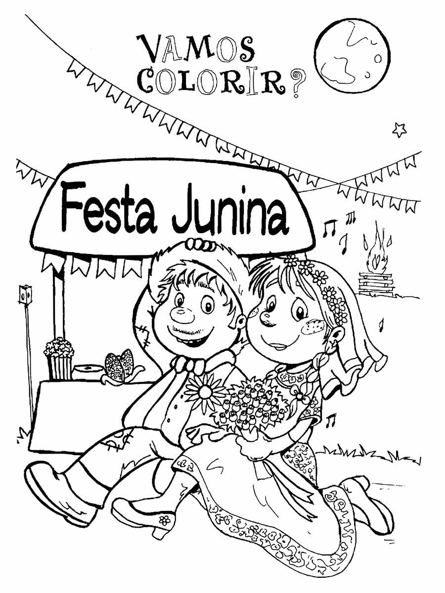 Festa junina para colorir (76)