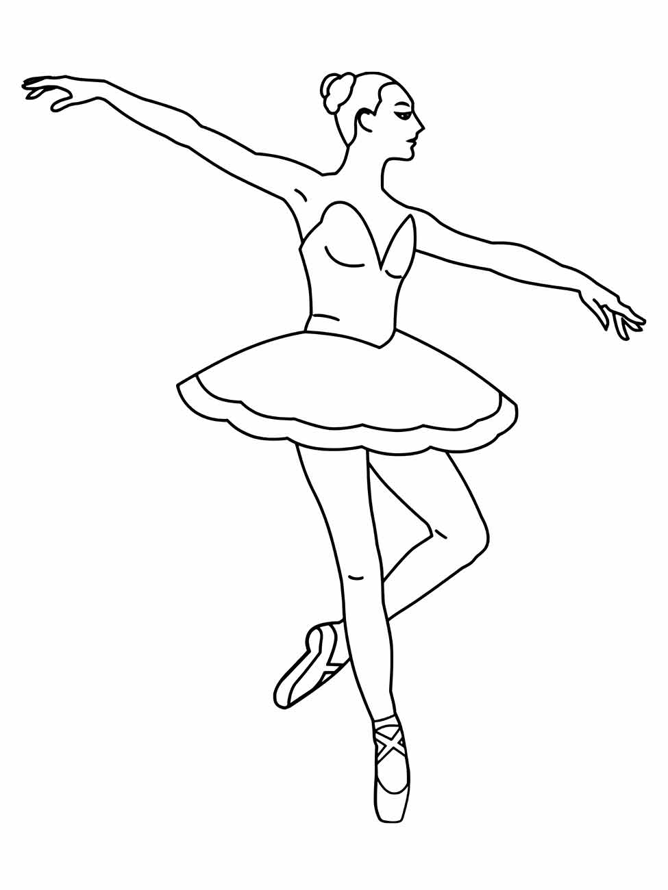 bailarina para colorir 14