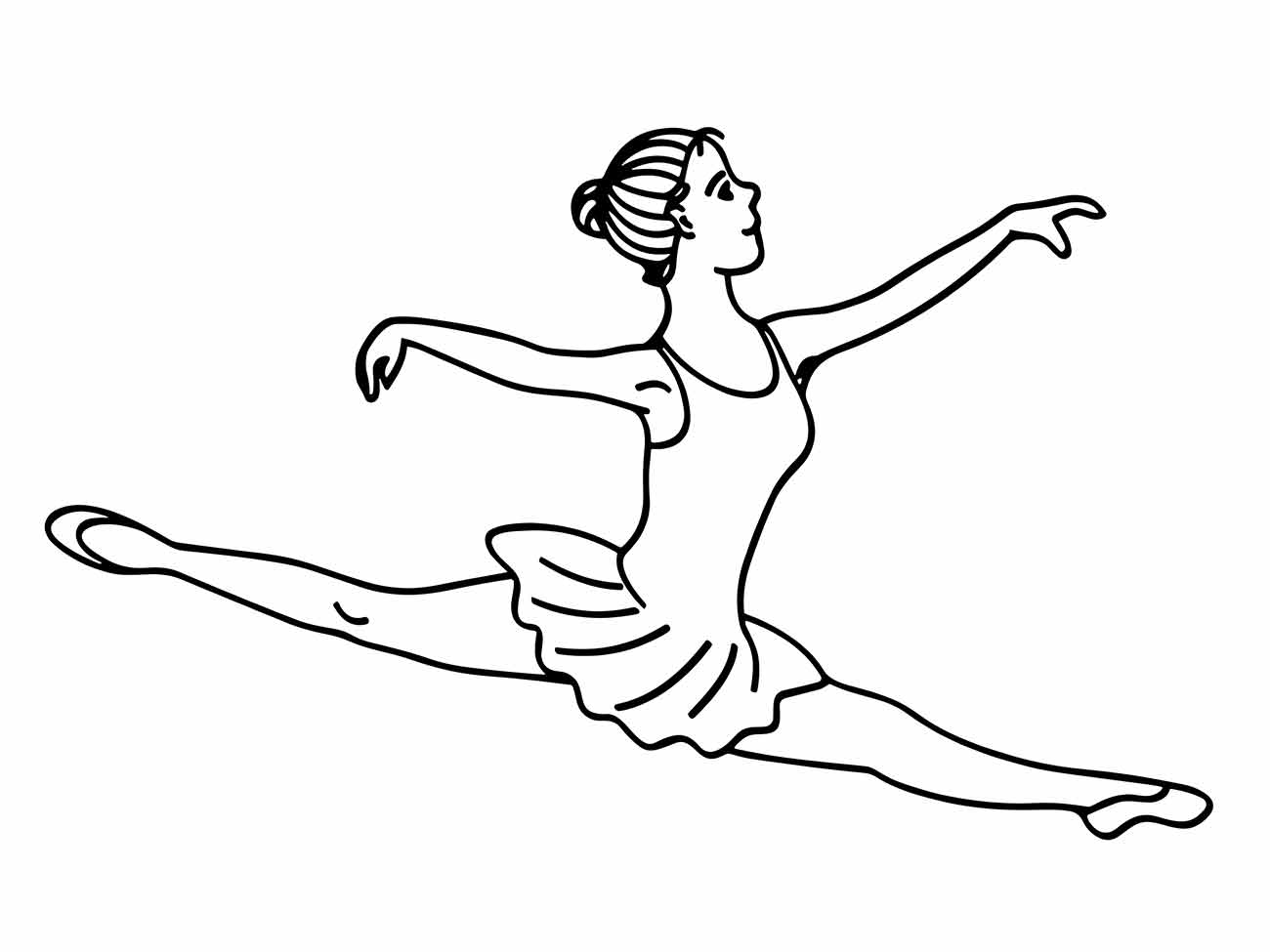 bailarina para colorir 20