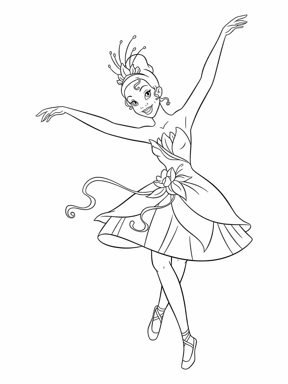 bailarina para colorir 3