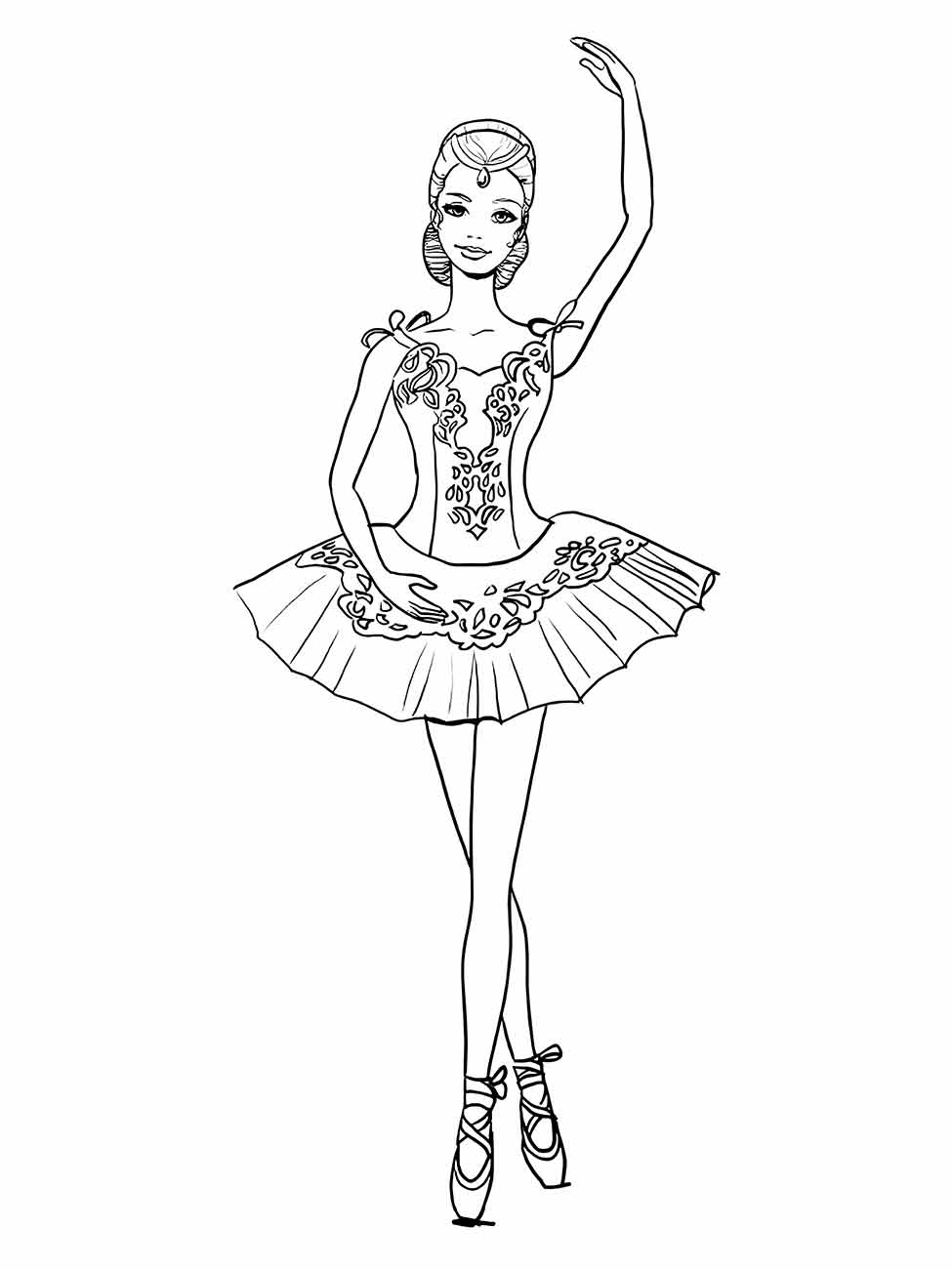 bailarina para colorir 5