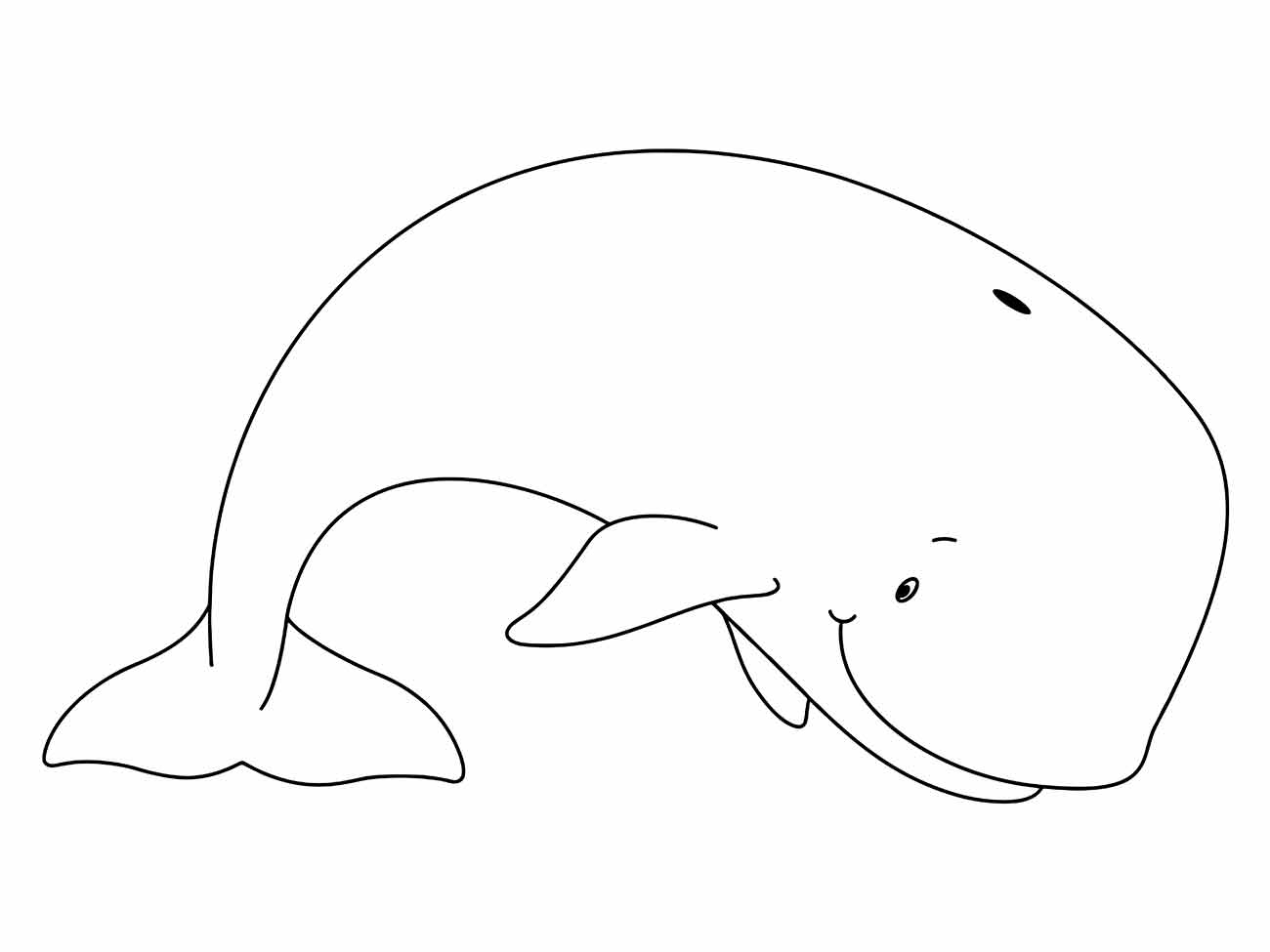 baleia para colorir