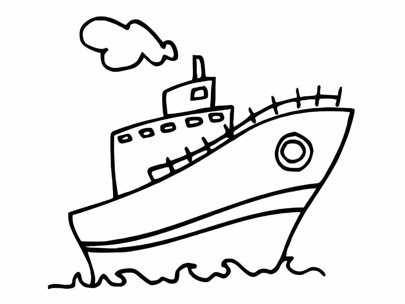 barco para colorir 14
