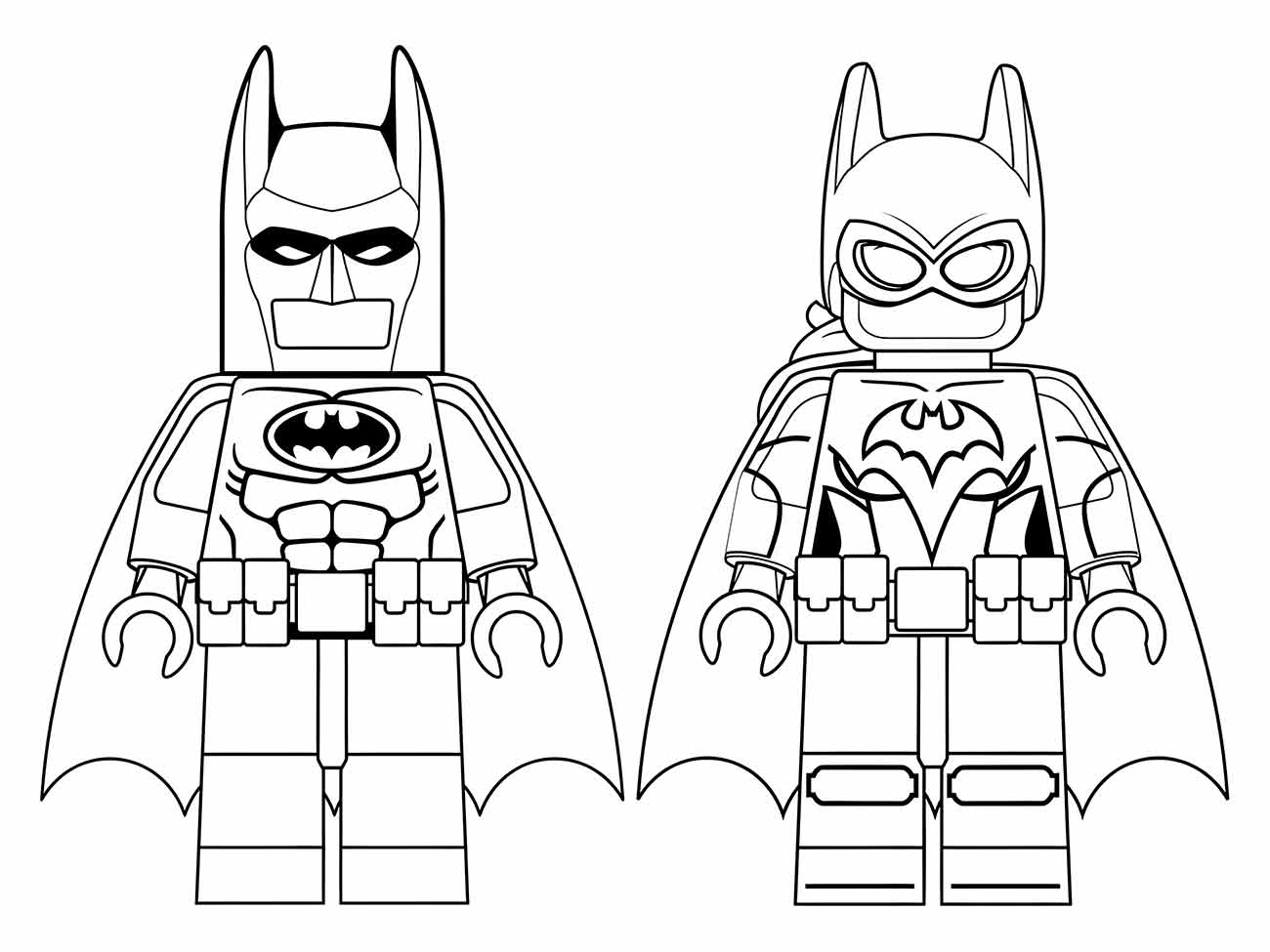 batman e robin lego para colorir 3