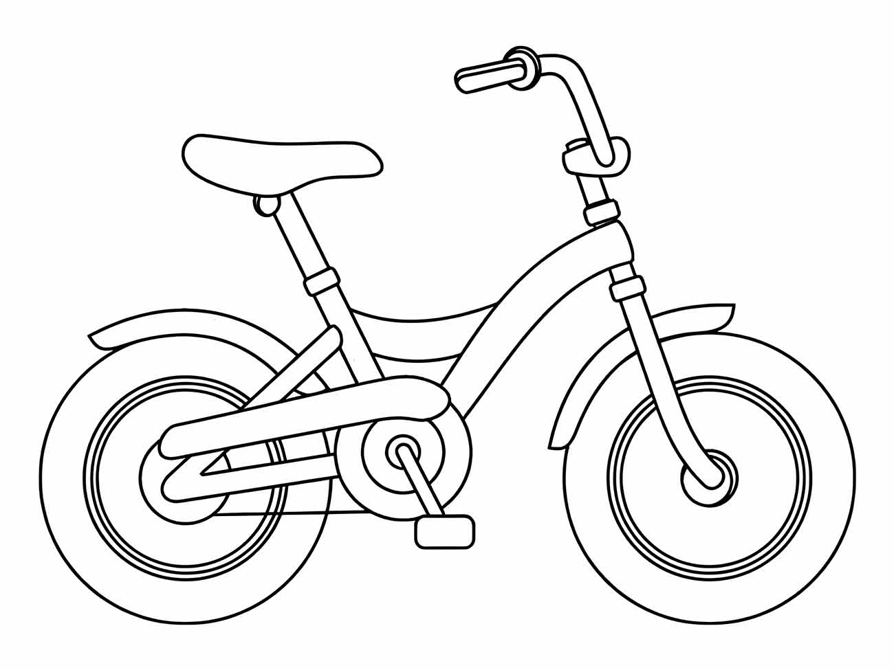 bicicleta para colorir 10