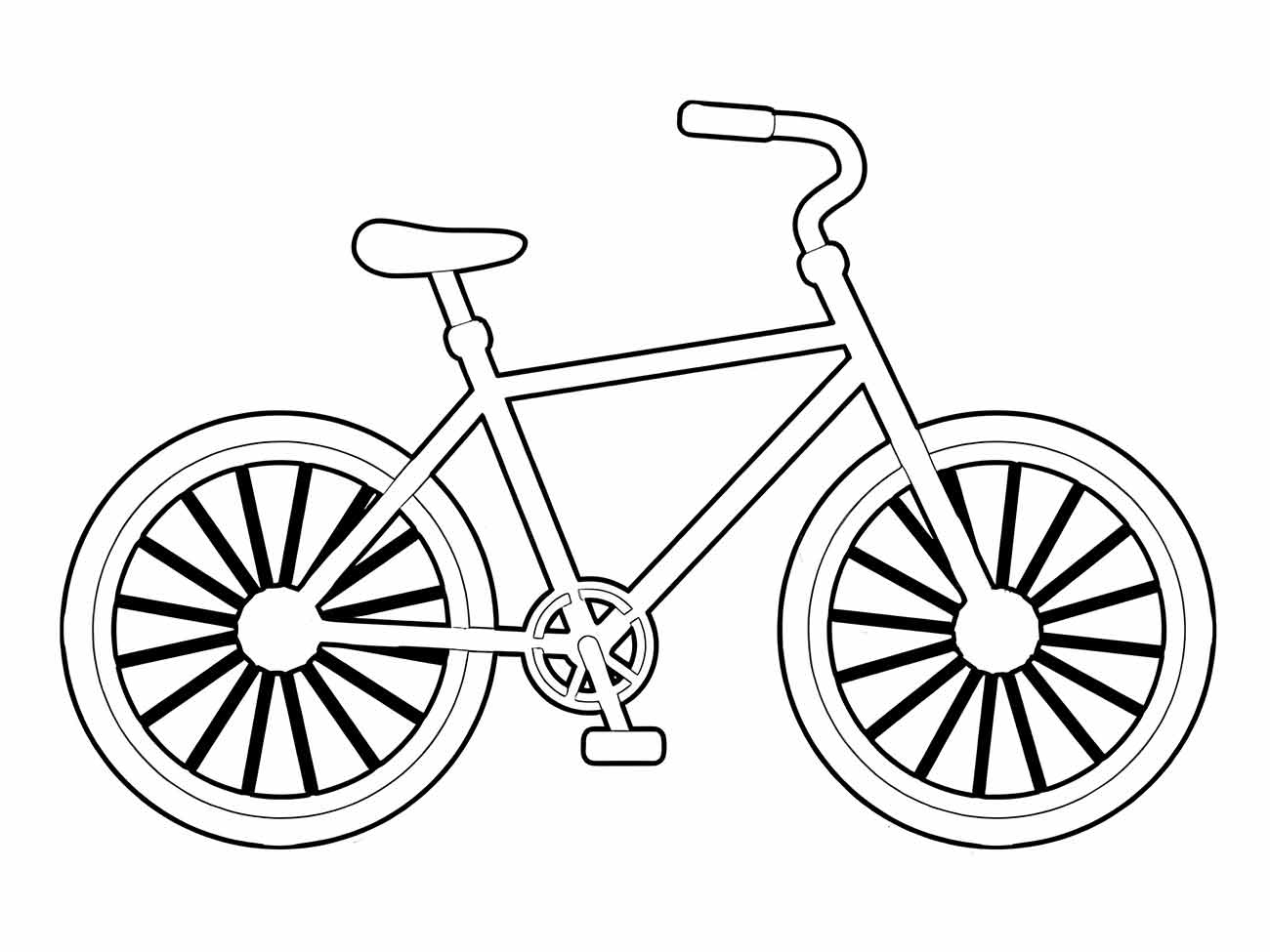 bicicleta para colorir 11