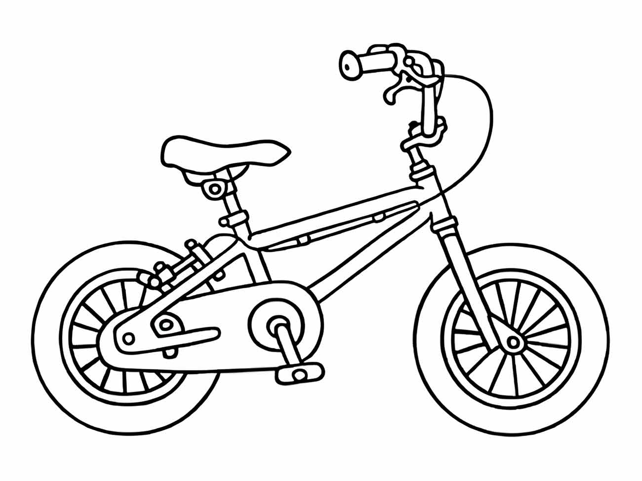 bicicleta para colorir 15