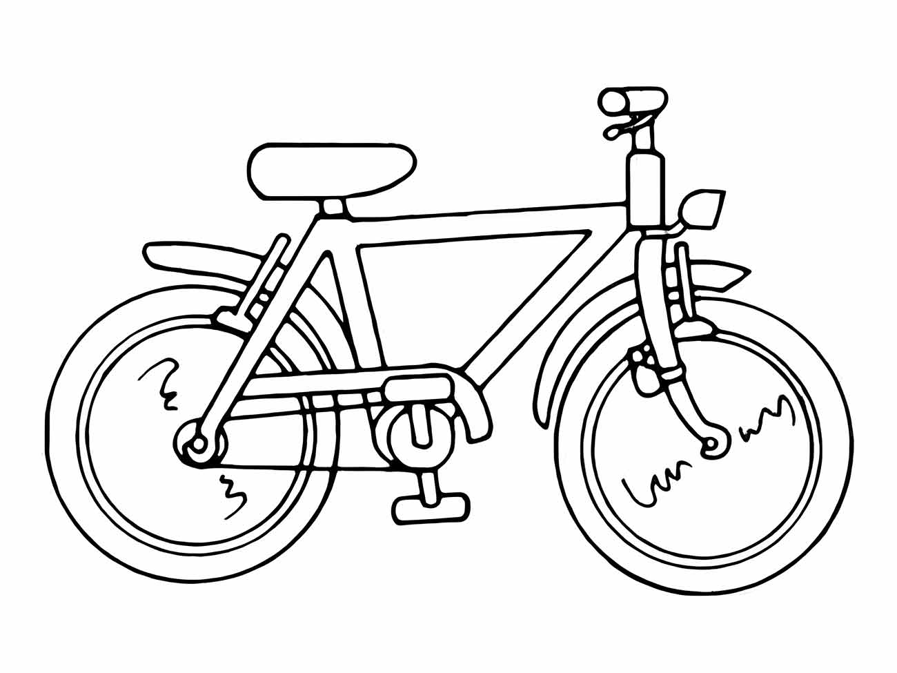 bicicleta para colorir 16
