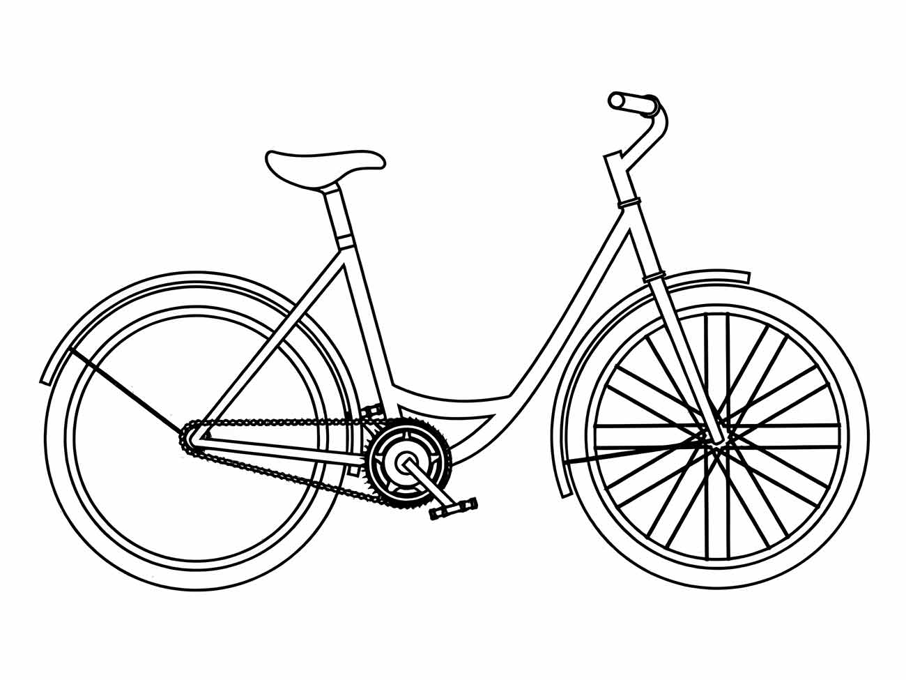 bicicleta para colorir 18