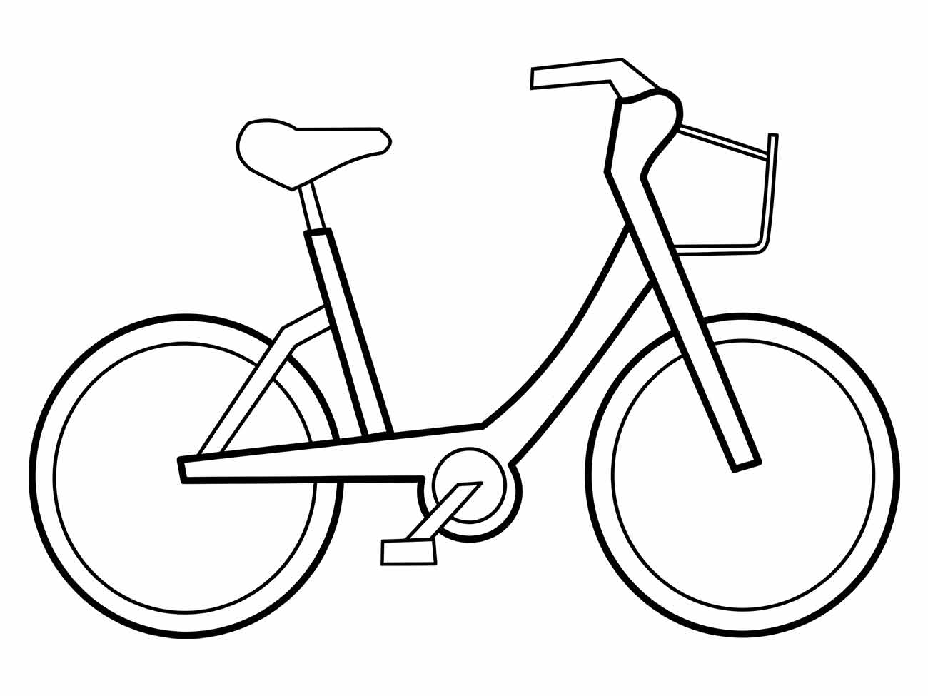 bicicleta para colorir 2
