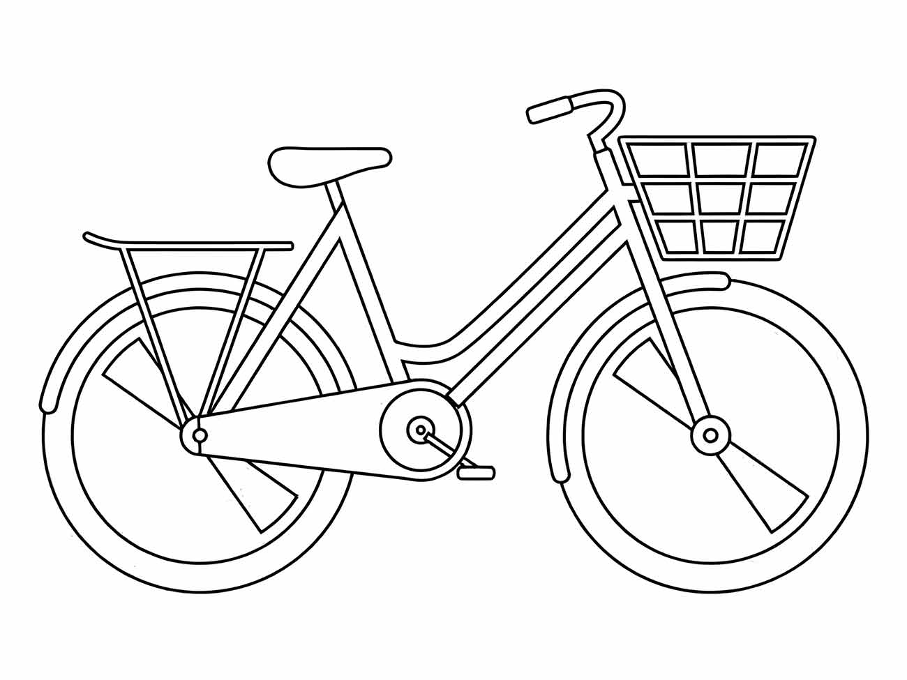 bicicleta para colorir 21