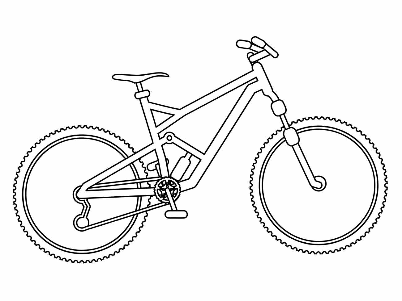 bicicleta para colorir 4