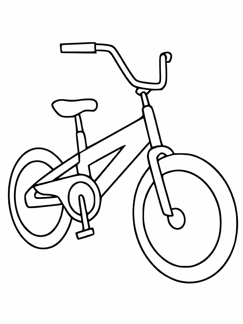 bicicleta para colorir 7