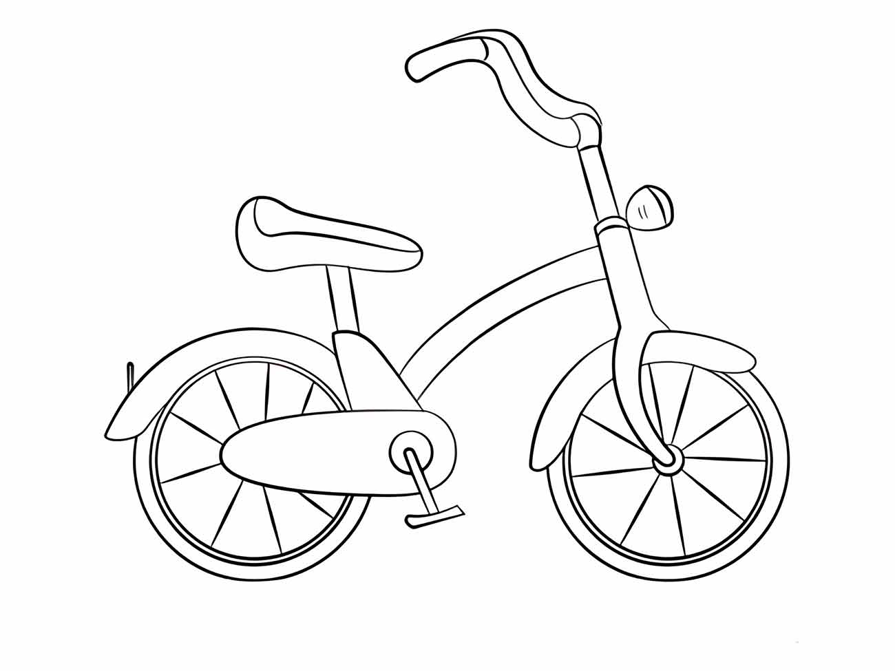 bicicleta para colorir 8