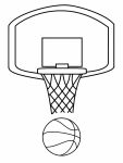 bola basquete para colorir 2