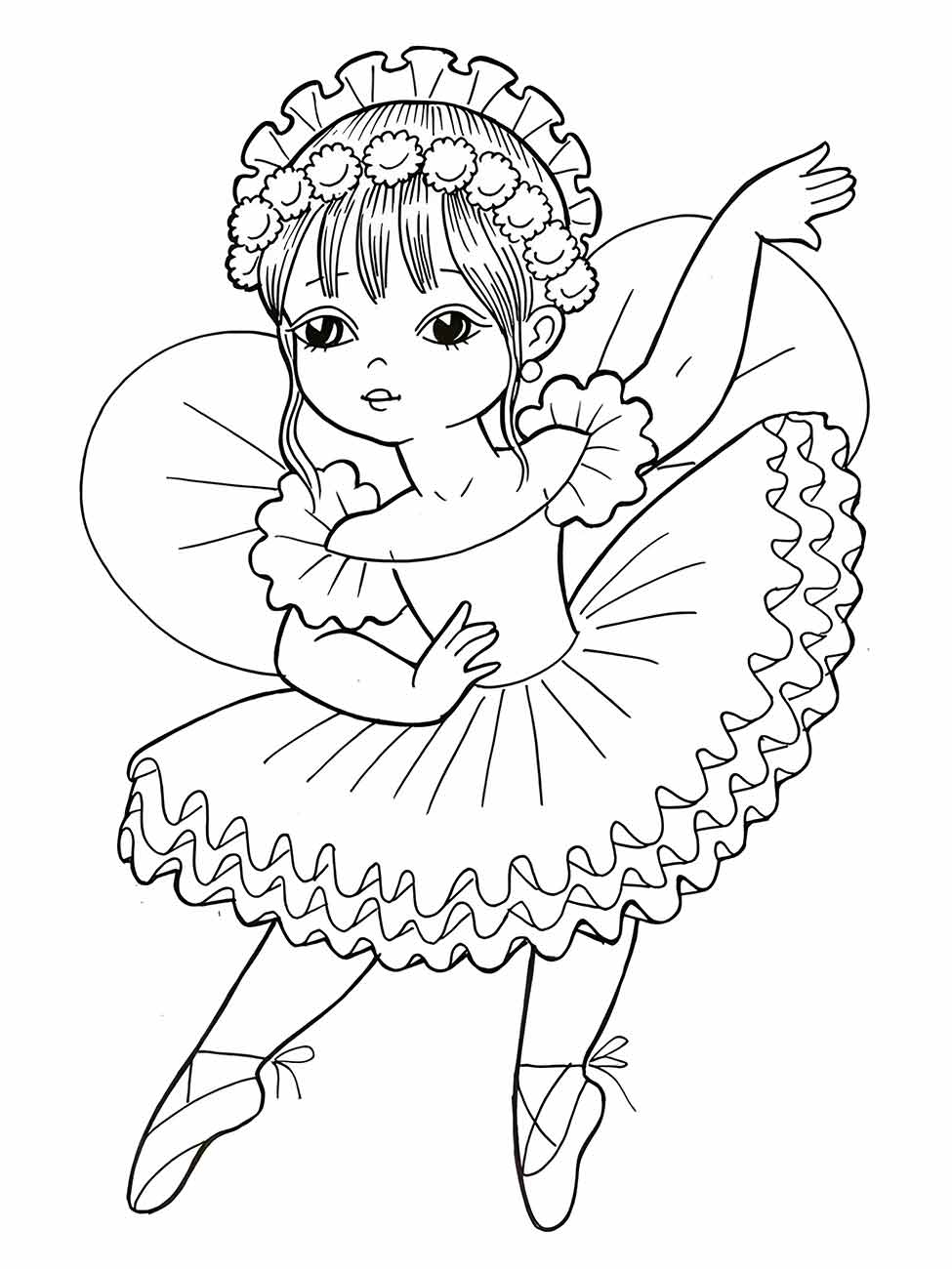 Desenho de boneca para colorir