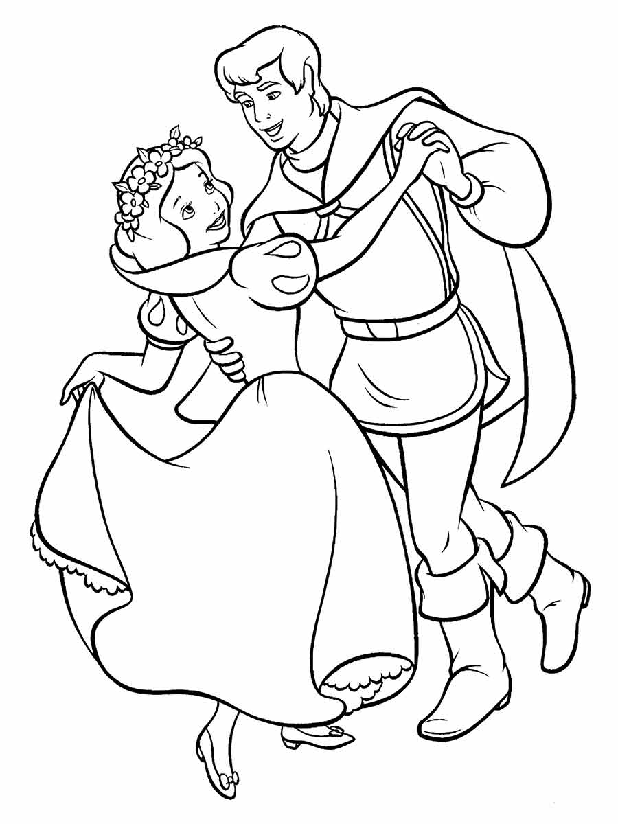 branca de neve para colorir 40