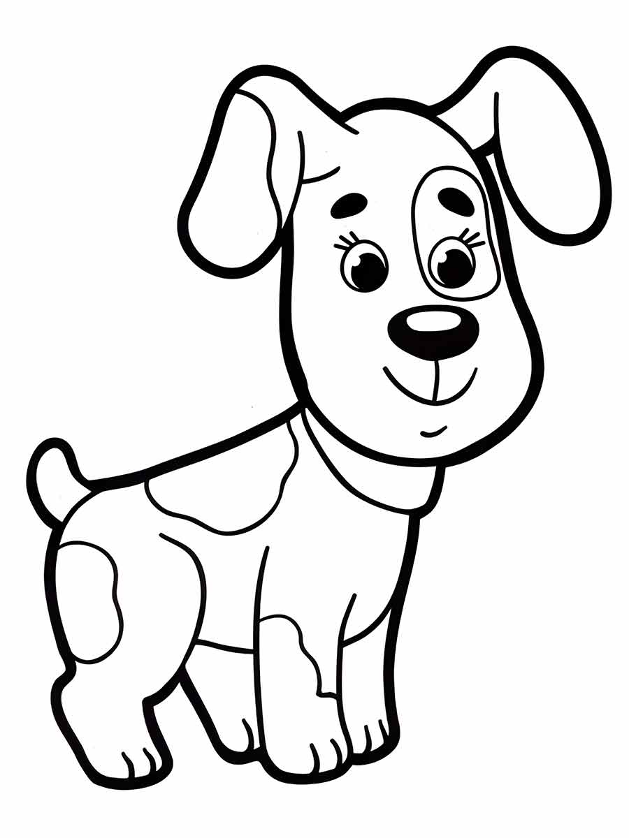 cachorro bebe desenho infantil para colorir