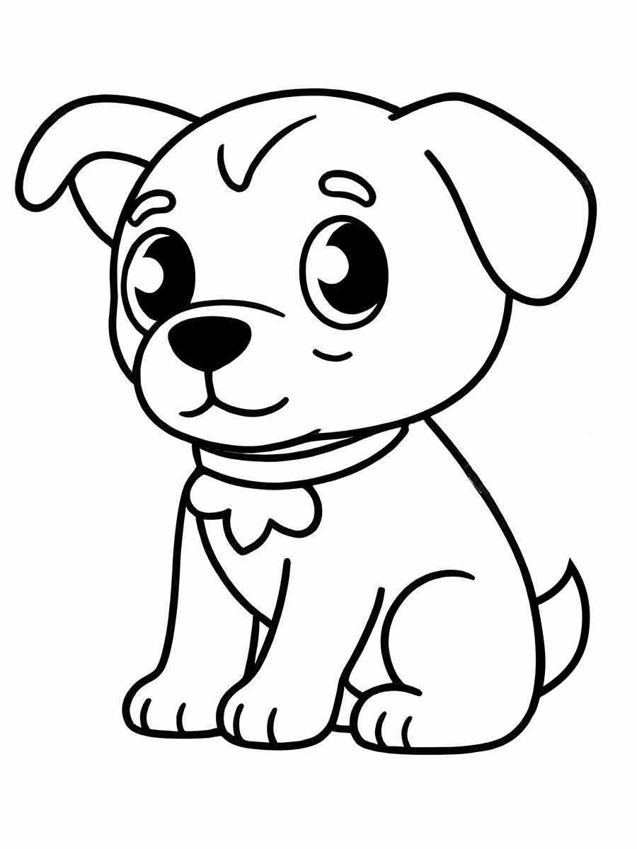 cachorro para colorir 14