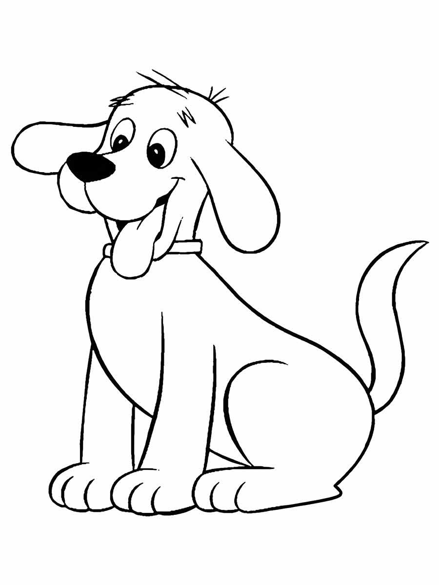 cachorro para colorir 17