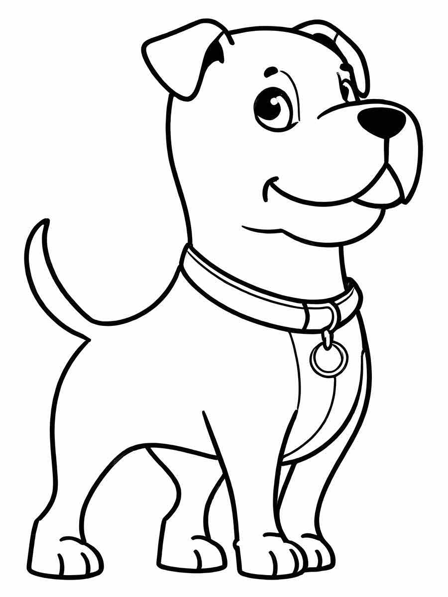 cachorro para colorir 2