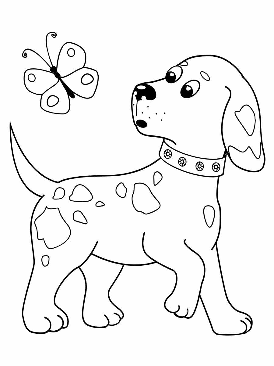 cachorro para colorir 5