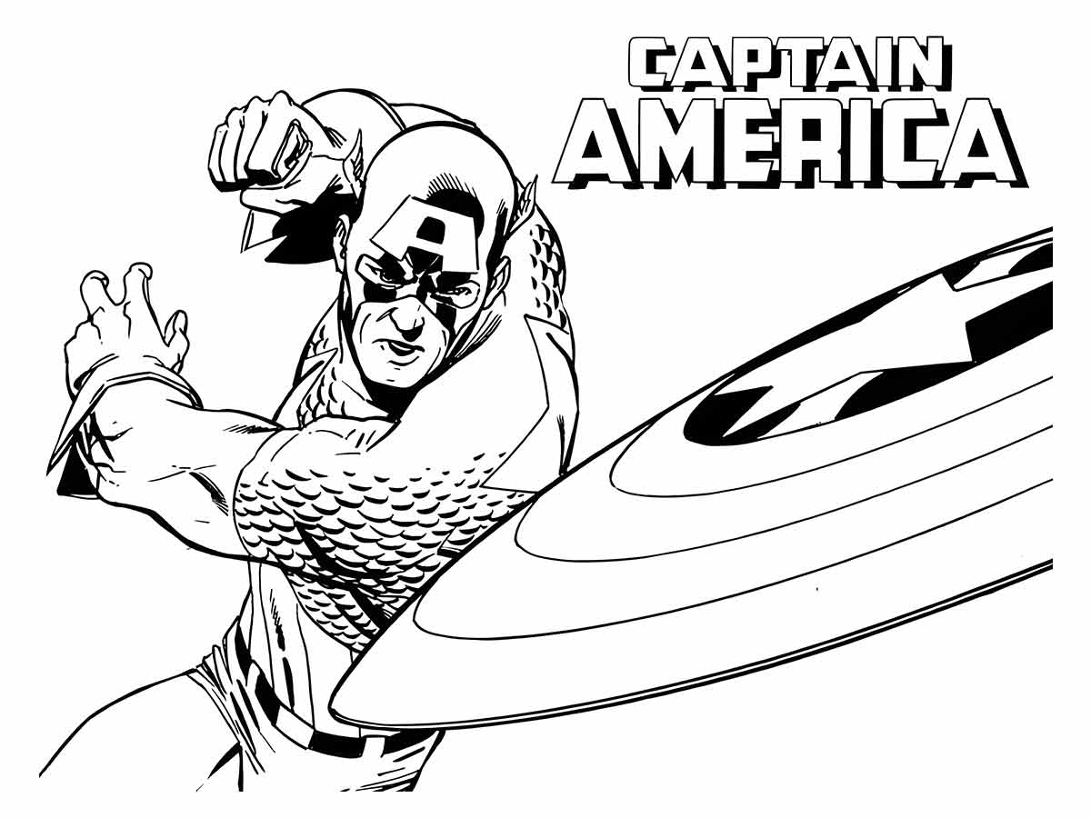 capitao america para colorir 42