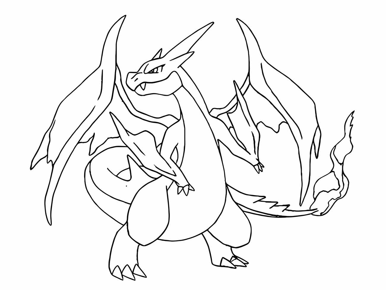 charizard para colorir 13