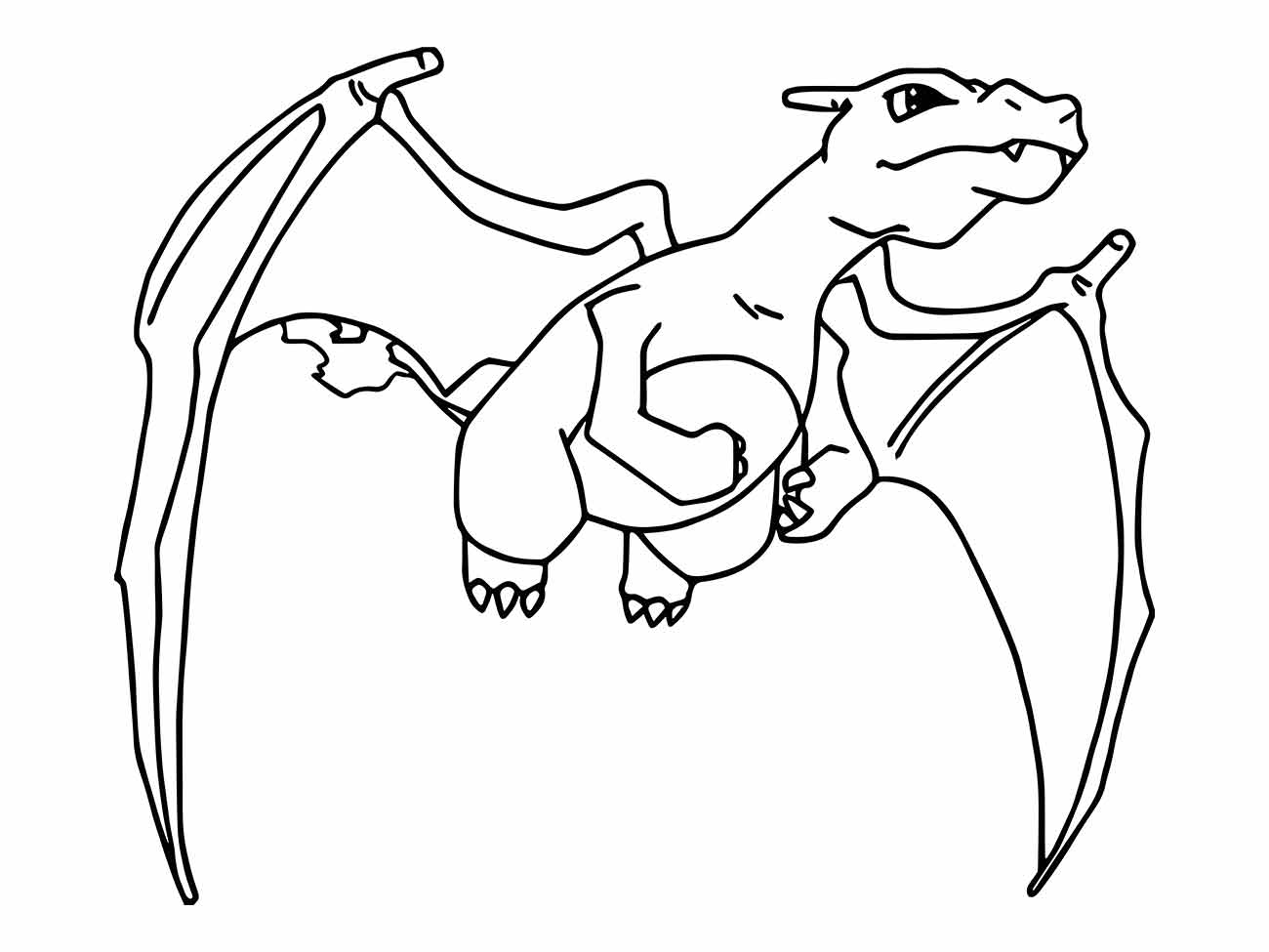 charizard para colorir 7