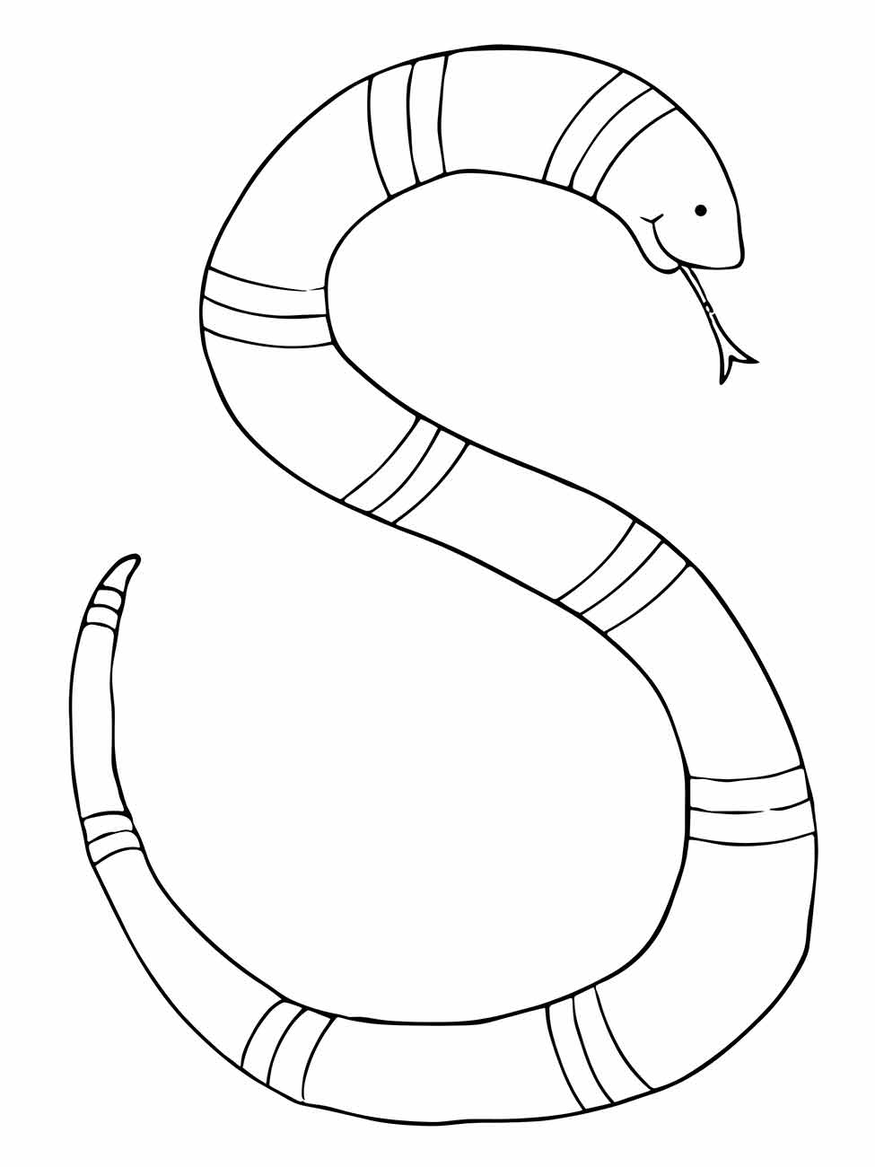 cobra para colorir 14