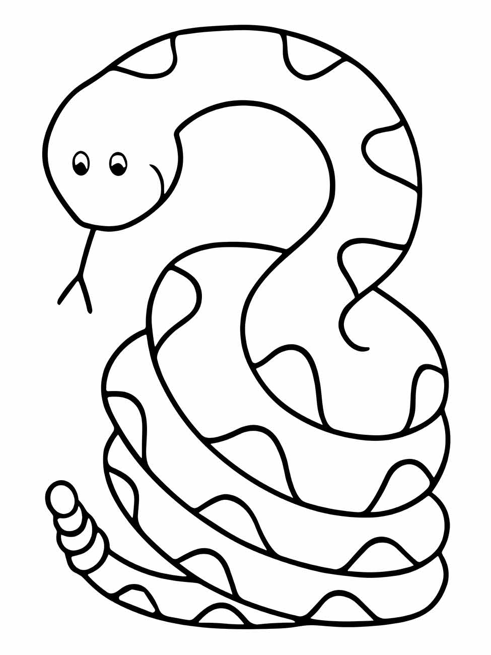 cobra para colorir 16