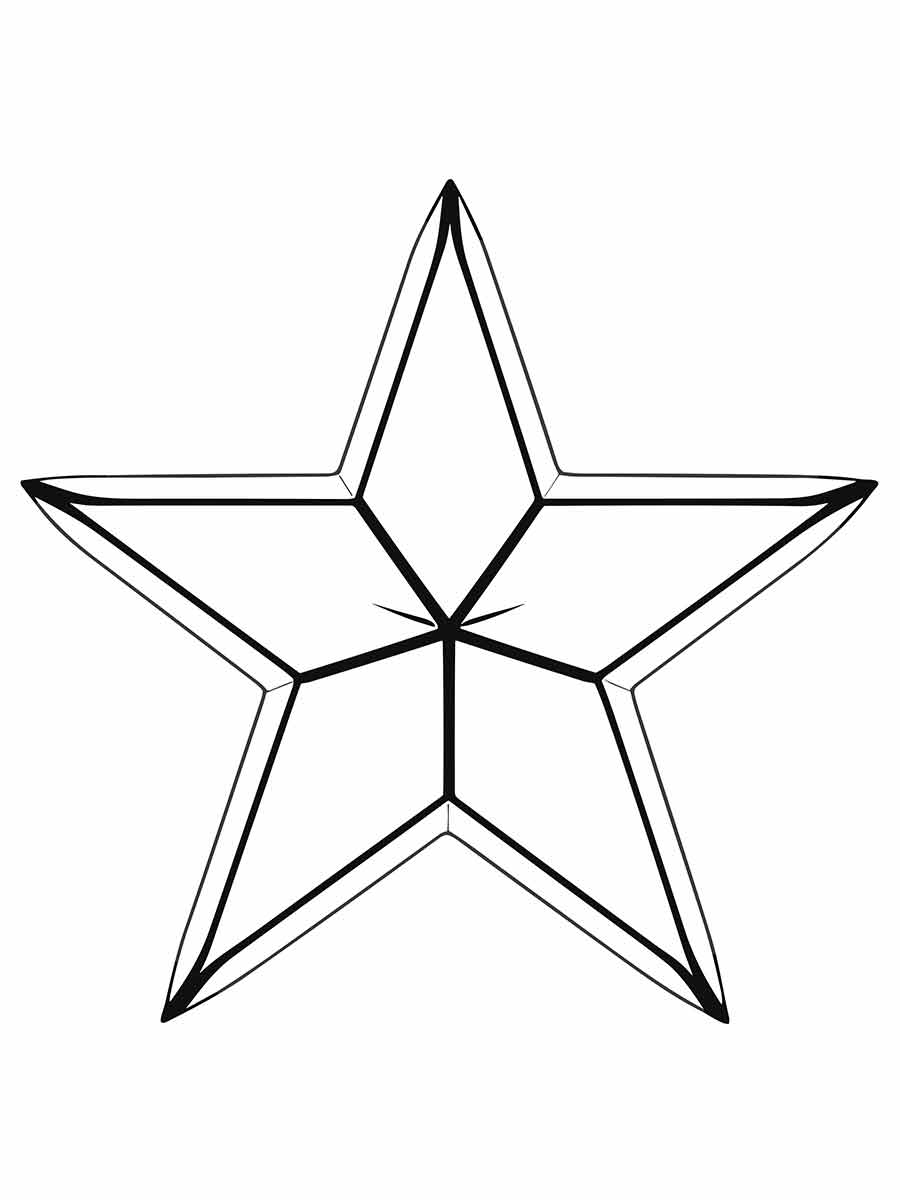 colorir desenho estrela