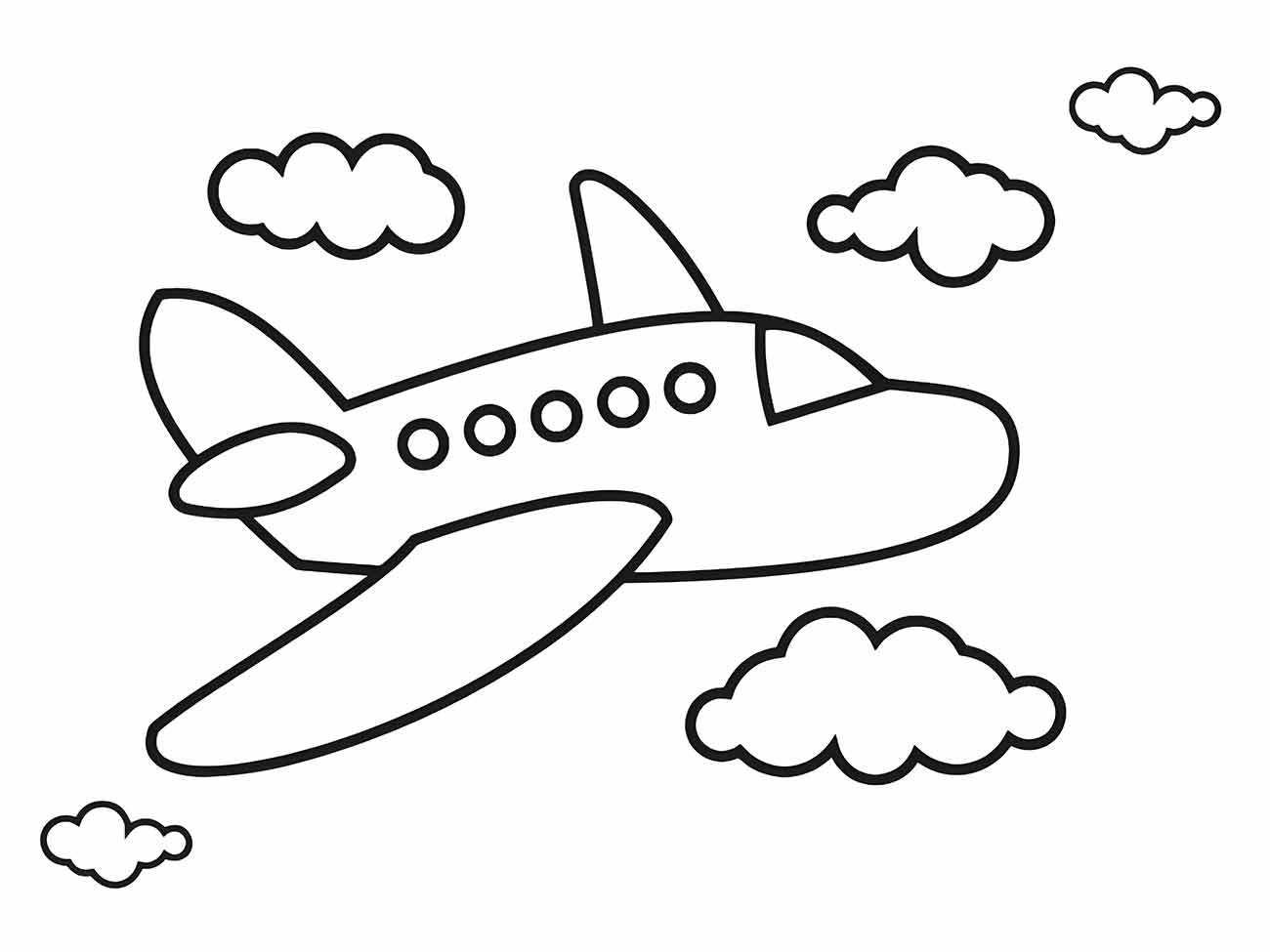 desenho aviao para colorir 26