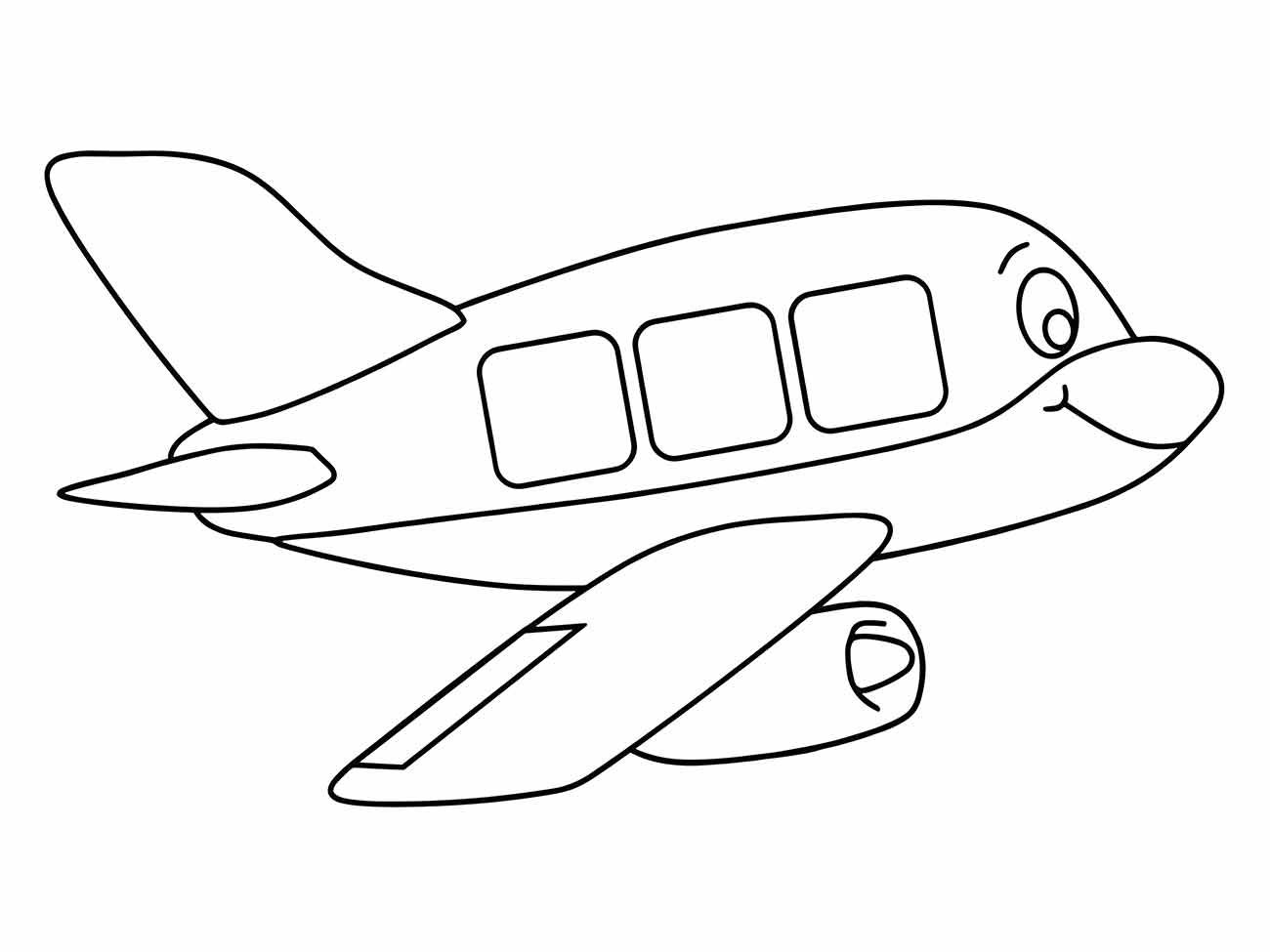 desenho aviao para colorir 29