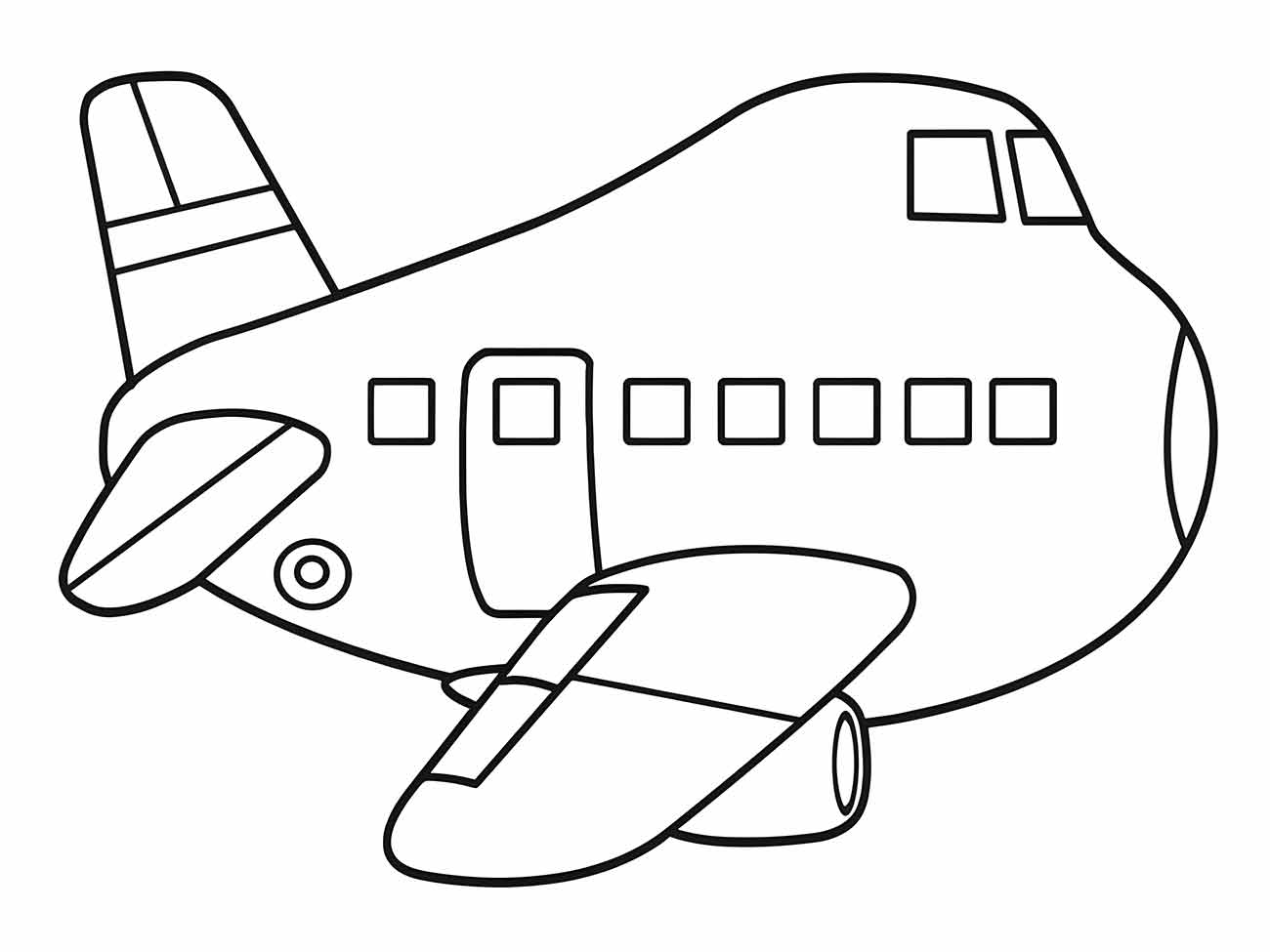 desenho aviao para colorir 30