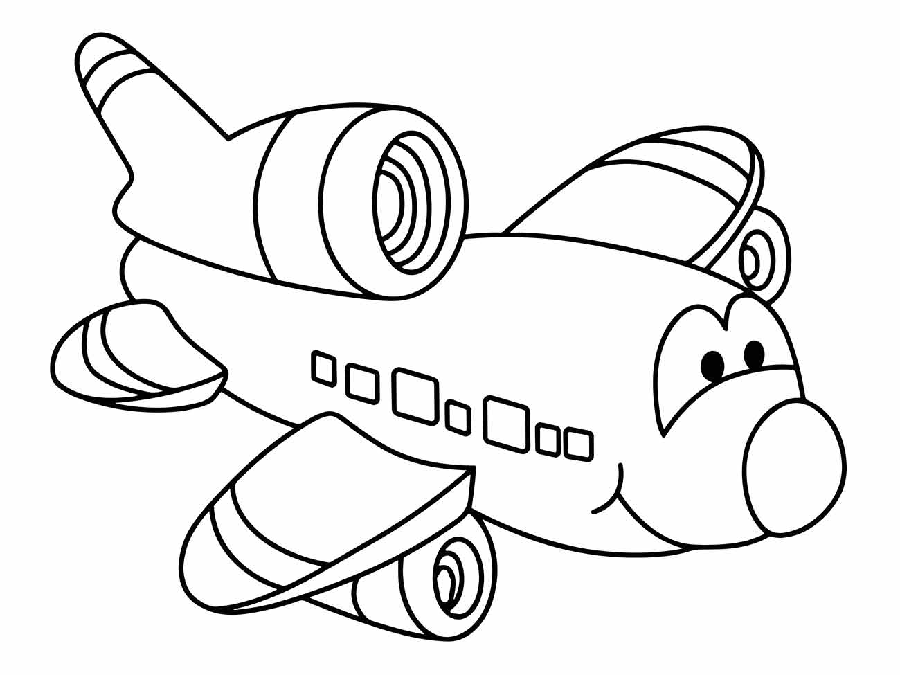 desenho aviao para colorir 31