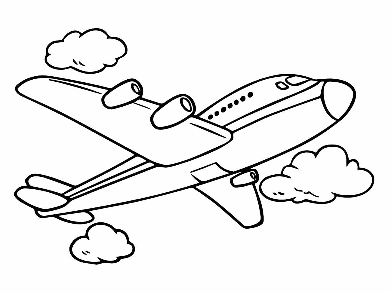 desenho aviao para colorir 32