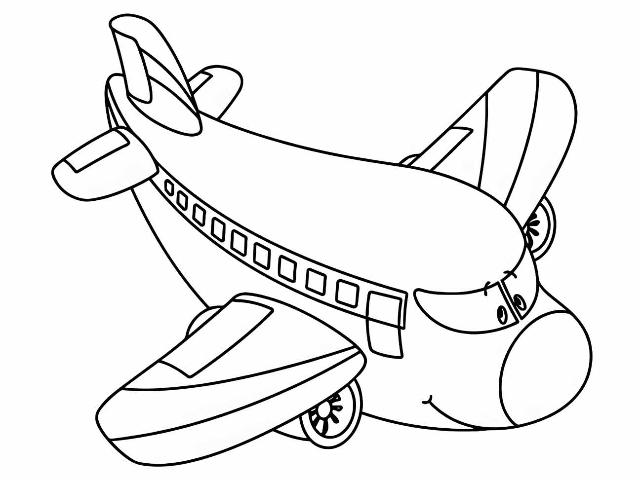 desenho aviao para colorir 34