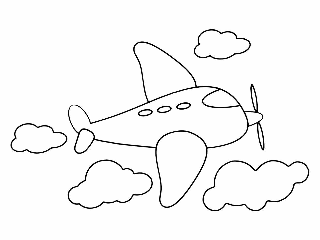 desenho aviao para colorir 40