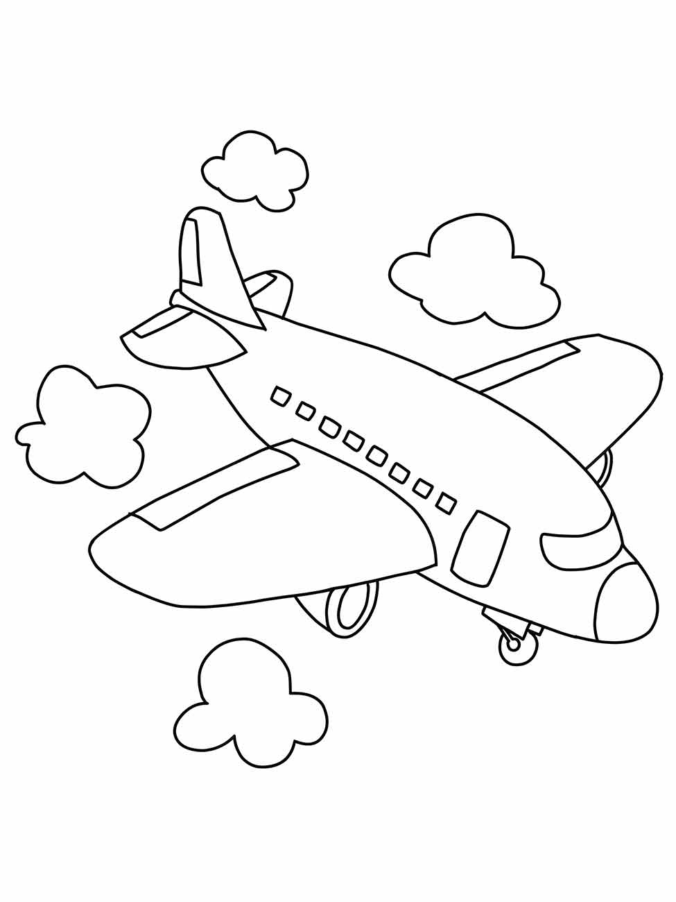 desenho aviao para colorir 42