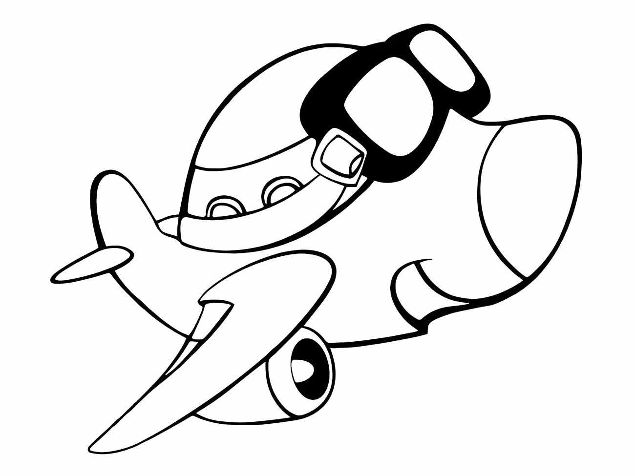 desenho aviao para colorir 43