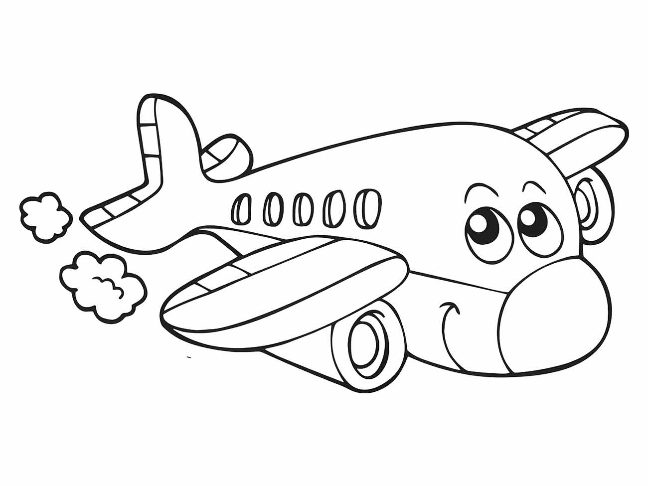 desenho aviao para colorir 48