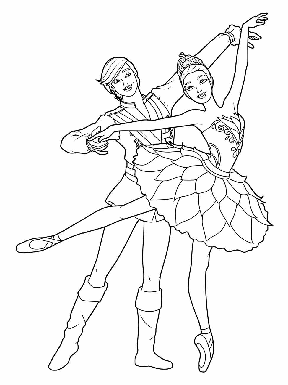 desenho bailarinas para colorir 24