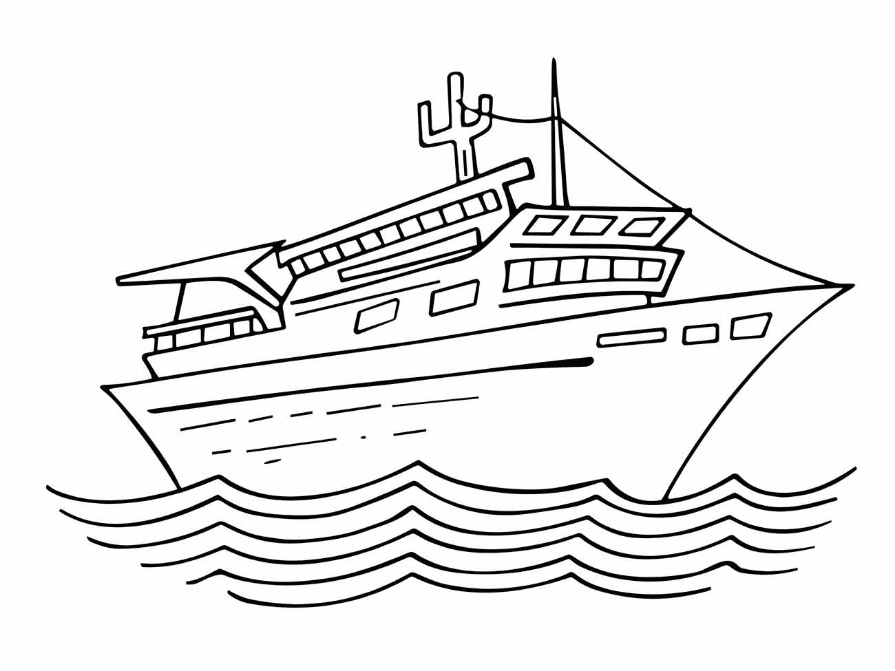 desenho barco para colorir 40