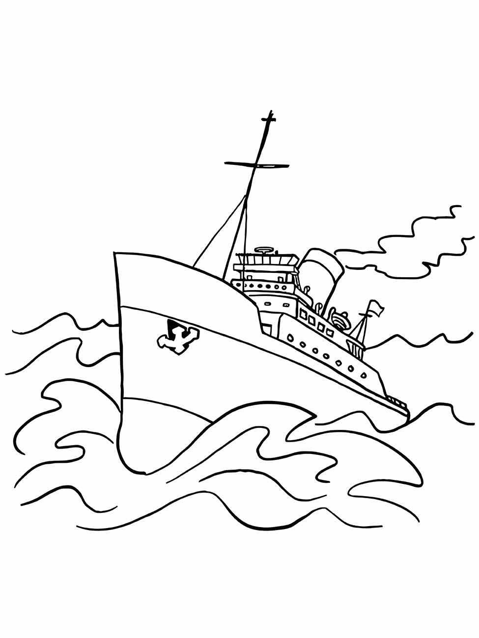 desenho barco para colorir 41