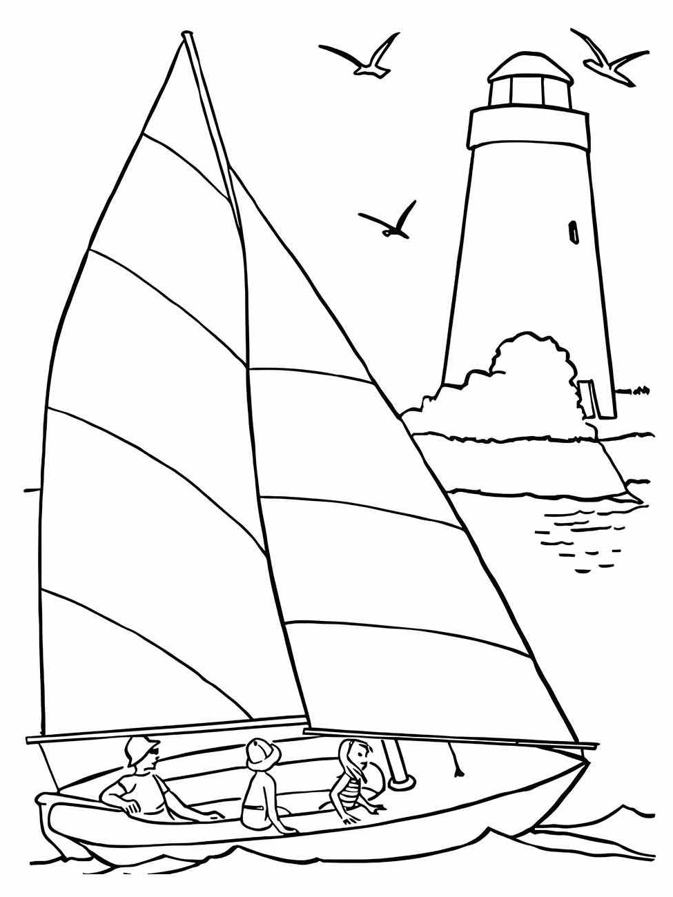 desenho barco para colorir 42
