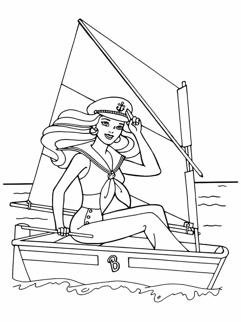desenho barco para colorir 44