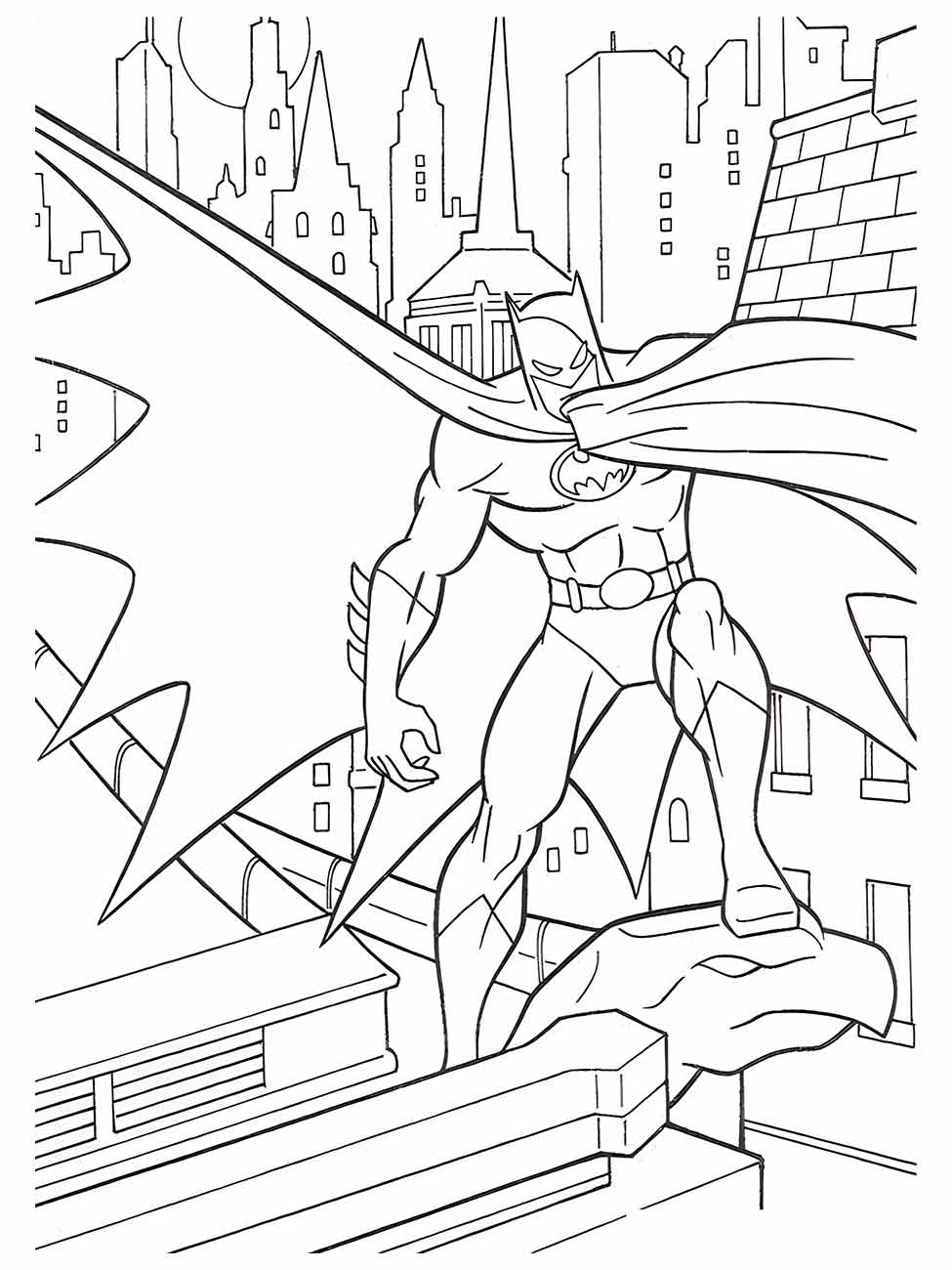 desenho batman para colorir 40