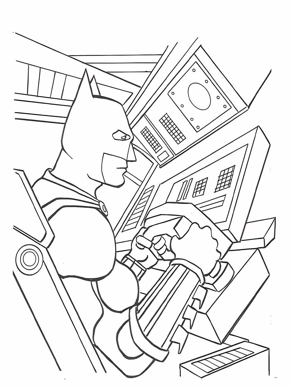 desenho batman para colorir 42