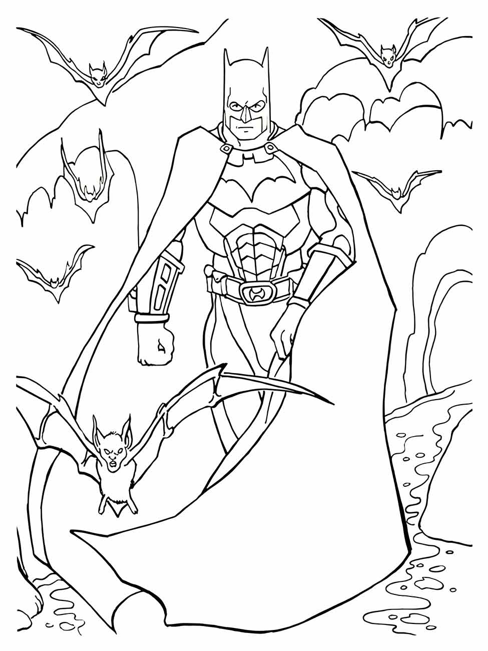desenho batman para colorir 44
